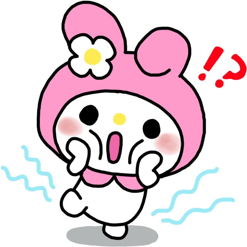 My Melody Sticker Png (894x894), Png Download