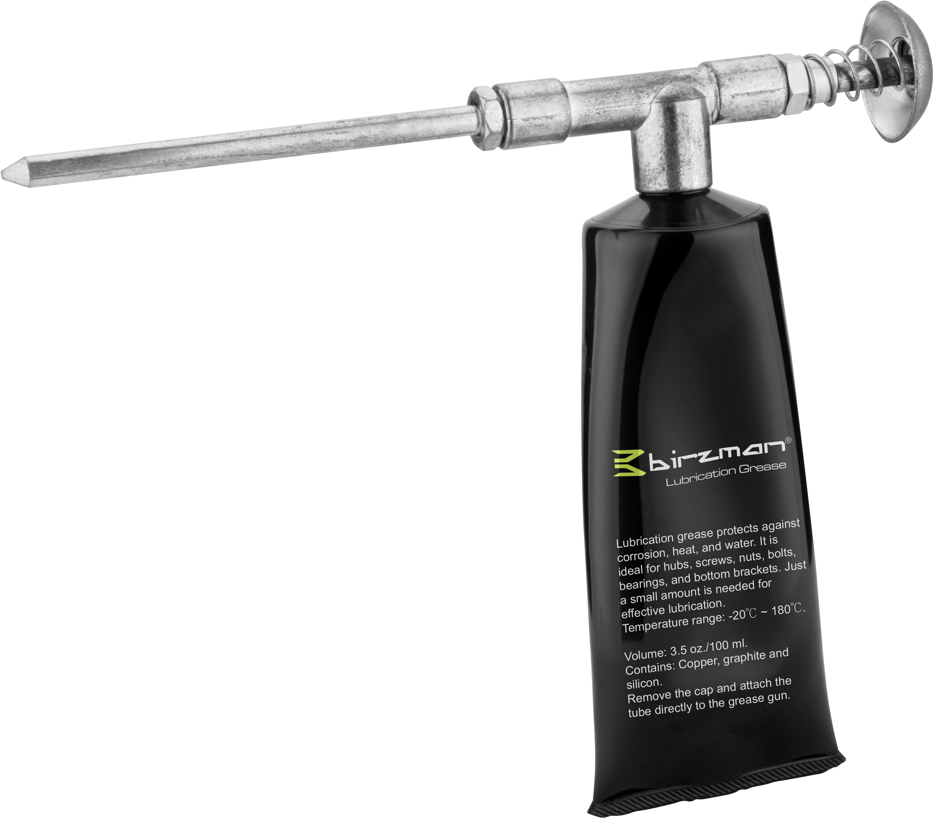 Birzman Grease Gun Injection Head - Lubrication Grease (4912x7360), Png Download