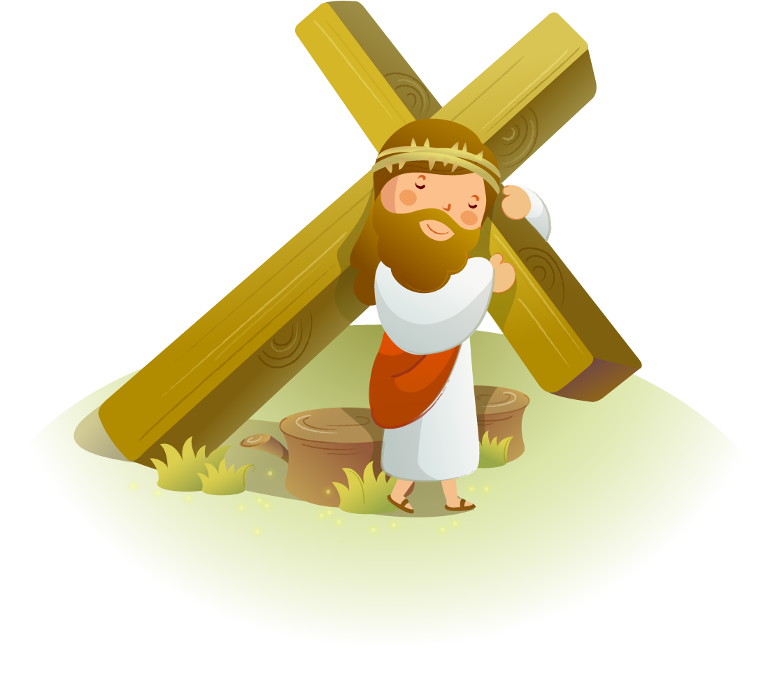 Crown Of Thorns Christianity Clip Art - Jesus Y La Cruz Animado (1500x1500), Png Download