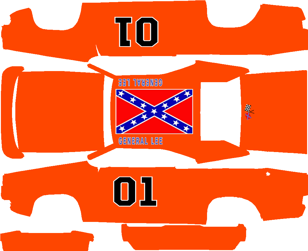 Movie & Tv Skins - General Lee Logo (1024x1024), Png Download