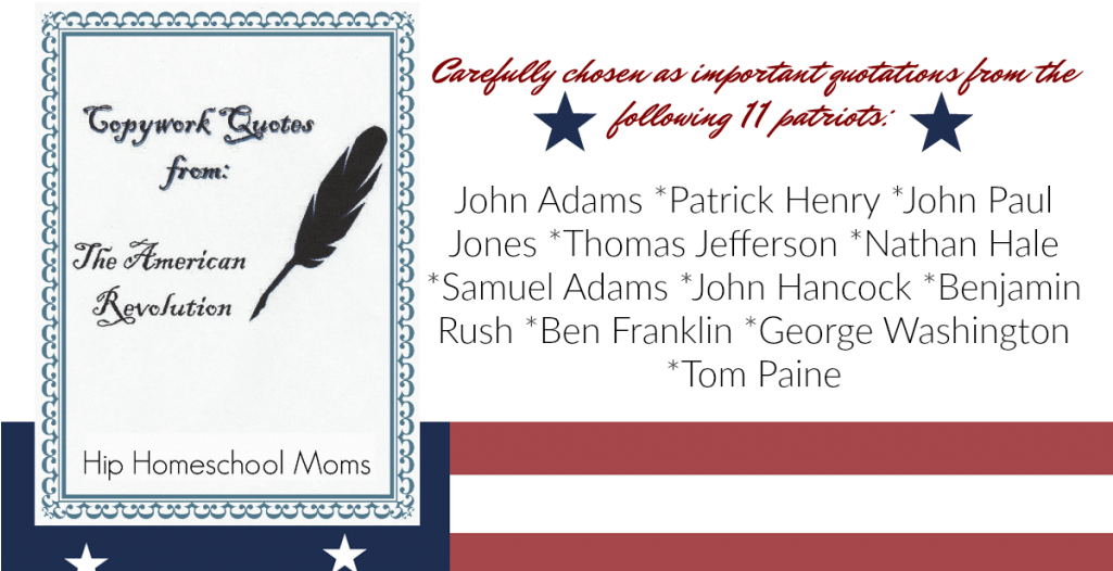 Copywork Quotes From 11 Patriots - Social Quotes From American Revolution (1024x536), Png Download