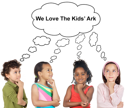 Children Thinking We Love The Kids' Ark - Things I Can Be From A To Z (420x363), Png Download