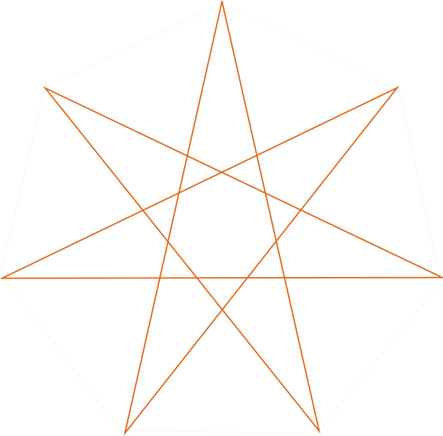 Heptagram (627x643), Png Download
