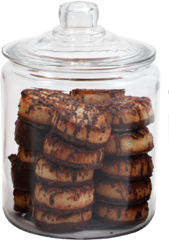 Biscotti Jar, 1 Gallon, Glass - Mother's Day (1024x1024), Png Download