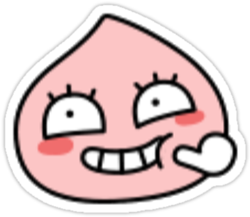 Kakao Stickers Png - 어 피치 Png (375x360), Png Download