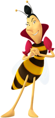 Buzzlina - Maya The Bee Queen (400x400), Png Download