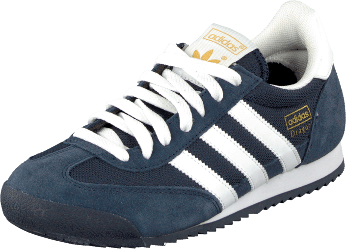 Adidas Originals Dragon New Navy/w/met Gold 23616-00 - Adidas That Look Like Nike Cortez (705x507), Png Download