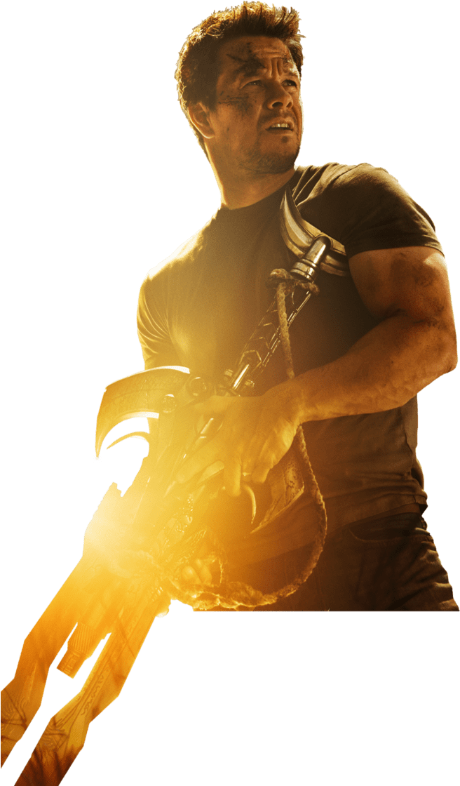 Mark Wahlberg Png Hd - Mark Wahlberg In Transformers Age Of Extinction (714x1119), Png Download