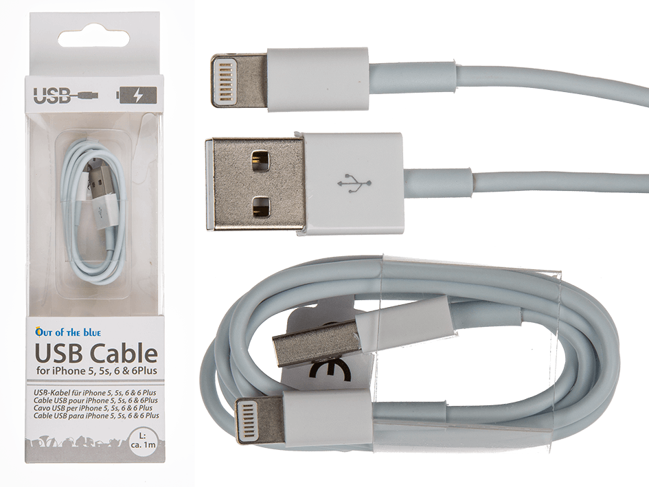 Iphone Usb Cable Png (945x709), Png Download