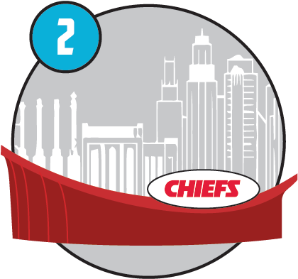 See Kc From Arrowhead Stadium - Kansas City Chiefs (431x431), Png Download