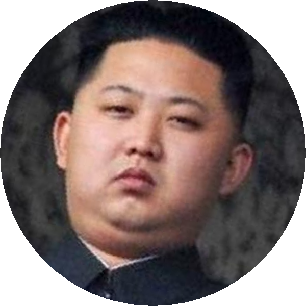 Kim Jong-un - Kim Jong (600x600), Png Download