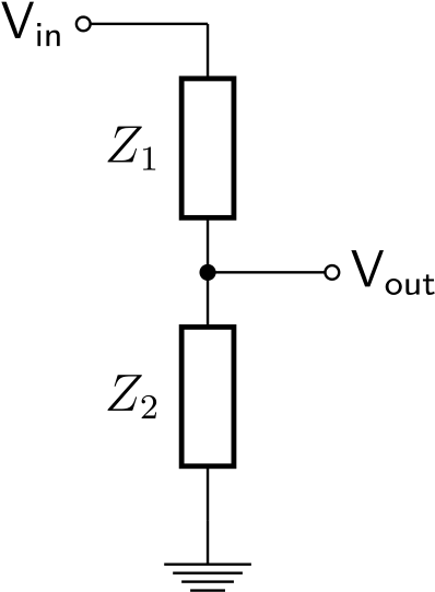 A Simple Voltage Divider - Voltage Divider (440x565), Png Download