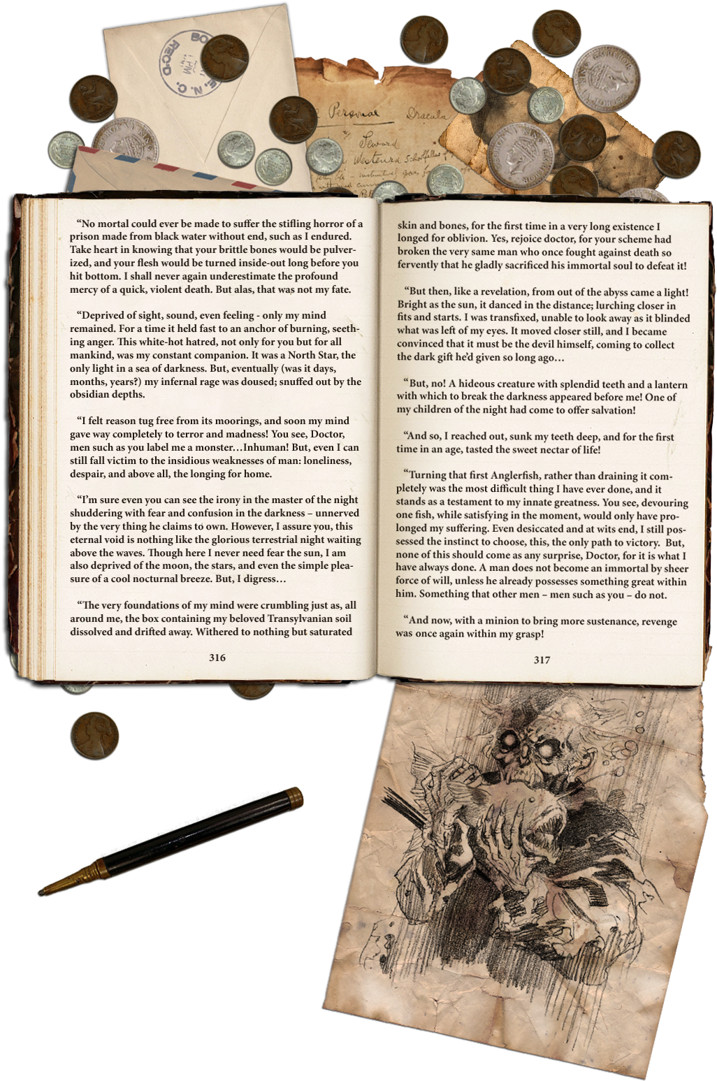 Lost Chapter Of Dracula Page - Powerhouse Mechanic (1025x1560), Png Download