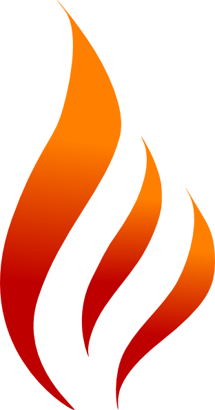 Flame Clipart Oil Lamp - Lamp Flame Vector (312x593), Png Download