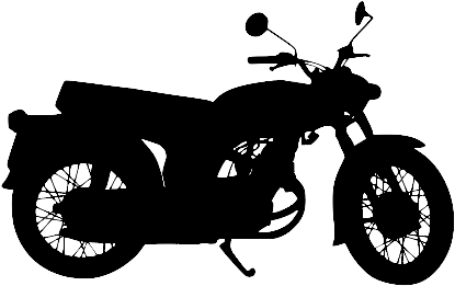 Motorcycles - Scherenschnitt Motorrad (450x450), Png Download