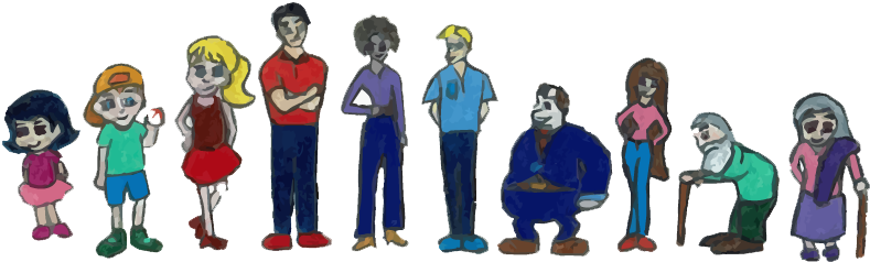 Supporting Everyone - Figurine (851x321), Png Download