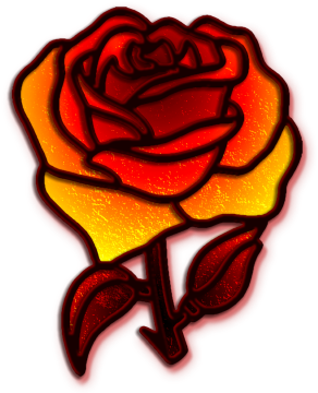 Hotmetalglow 01 - Garden Roses (370x370), Png Download