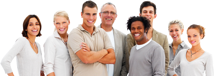 Meet Our Patients-real - People Standing (978x312), Png Download