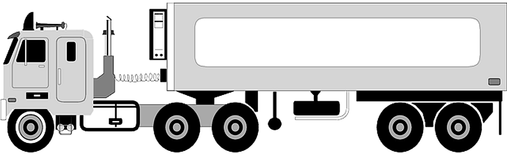 Truck Lorry Vehicle Transport Cargo Freigh - Big Rig Clip Art (680x340), Png Download