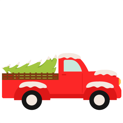 Image Black And White Stock Christmas Truck Clipart - Transparent Christmas Truck (432x432), Png Download
