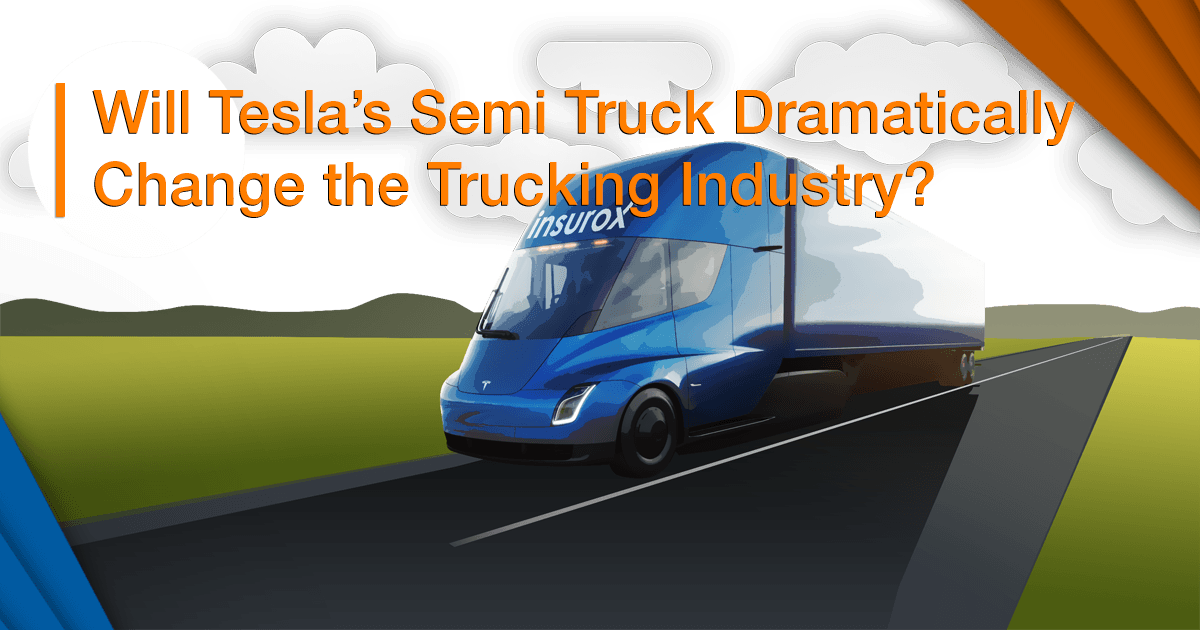 Autopilot, Electric Trucks, Elon Musk, Full Self-driving, - Tesla Semi (1200x630), Png Download