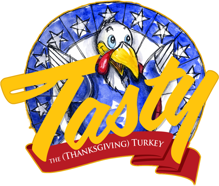 Thanksgiving Scroll Banner Clipart - Tasty The Turkey (1000x868), Png Download