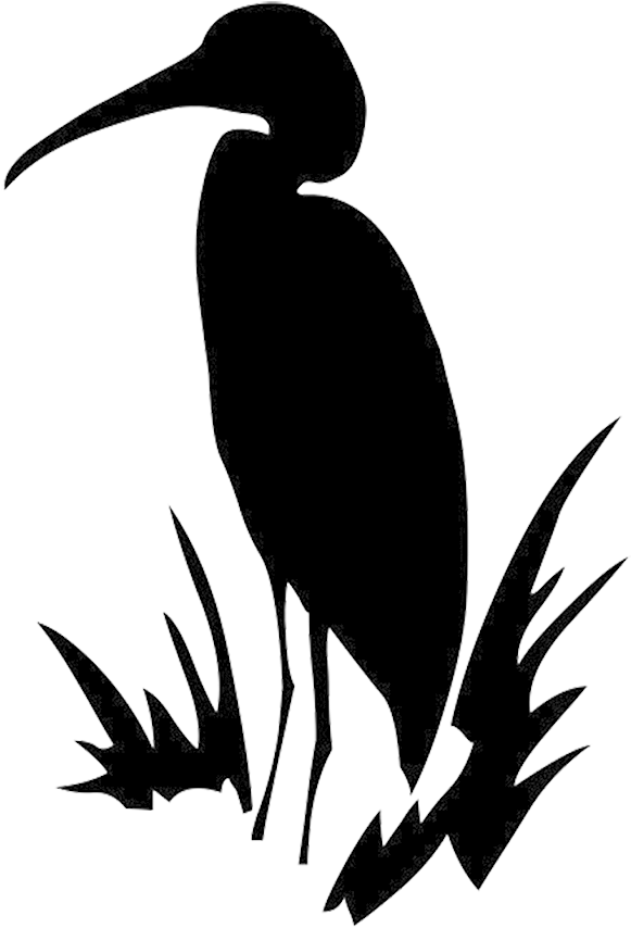 Silhouette Of Flying Eagle Png, Heron Silhouette Png - Black And White Clip Art Of A Flying Crane (633x886), Png Download
