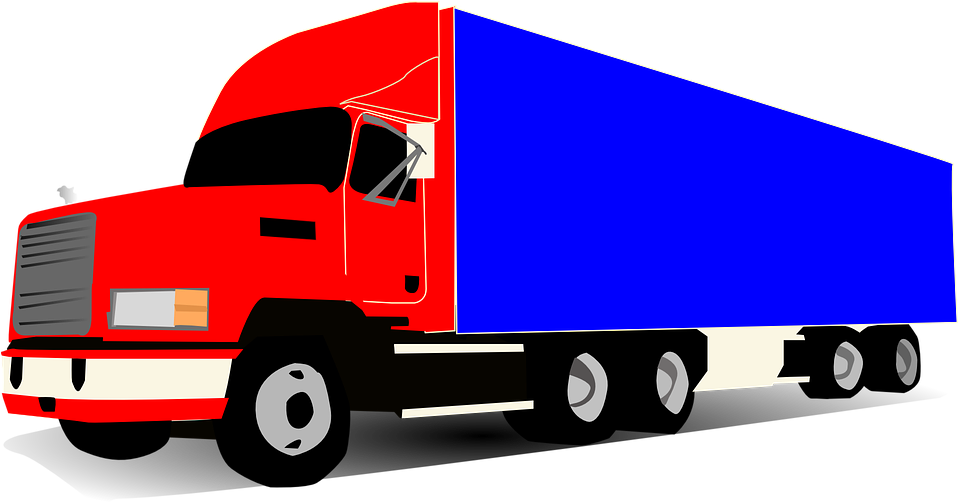 Clip Youtubes Website - 18 Wheeler Clip Art (960x641), Png Download