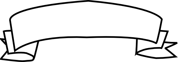 Banner Png Vector Black (600x210), Png Download