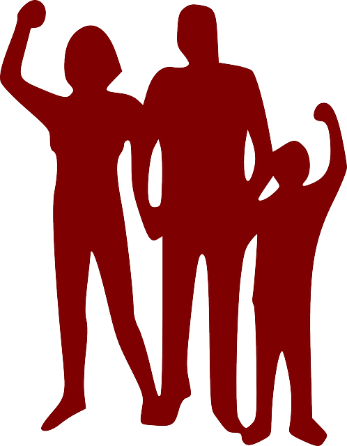 Family Silhouettes - Make My Family Proud (498x640), Png Download