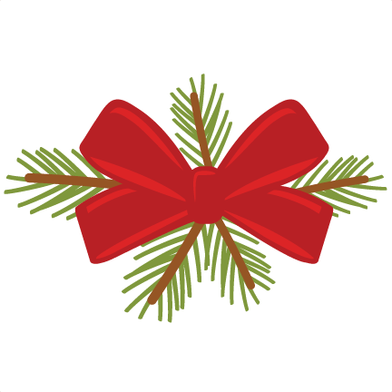 Christmas Bow Svg Scrapbook Cut File Cute Clipart Files - Scalable Vector Graphics (432x432), Png Download