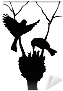 Familias De Aves Siluetas (400x400), Png Download