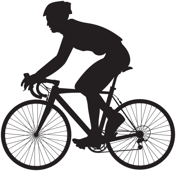 0, - Cyclist Clipart (600x581), Png Download