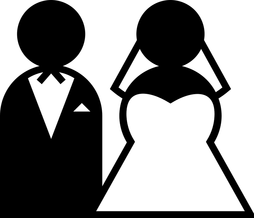 Download Now - Marriage Clipart (838x720), Png Download