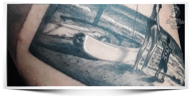Polaroid Tattoo - Painting (800x400), Png Download