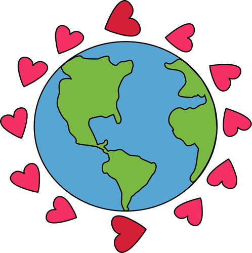 Globe Clipart For Kid Png - Earth Day Clipart (498x500), Png Download