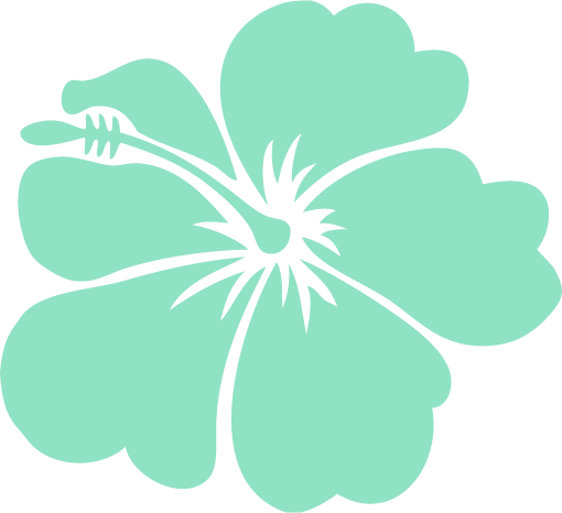 Tumblr Static Flower Hawaiian Tur - Hibiscus Tattoo (510x466), Png Download