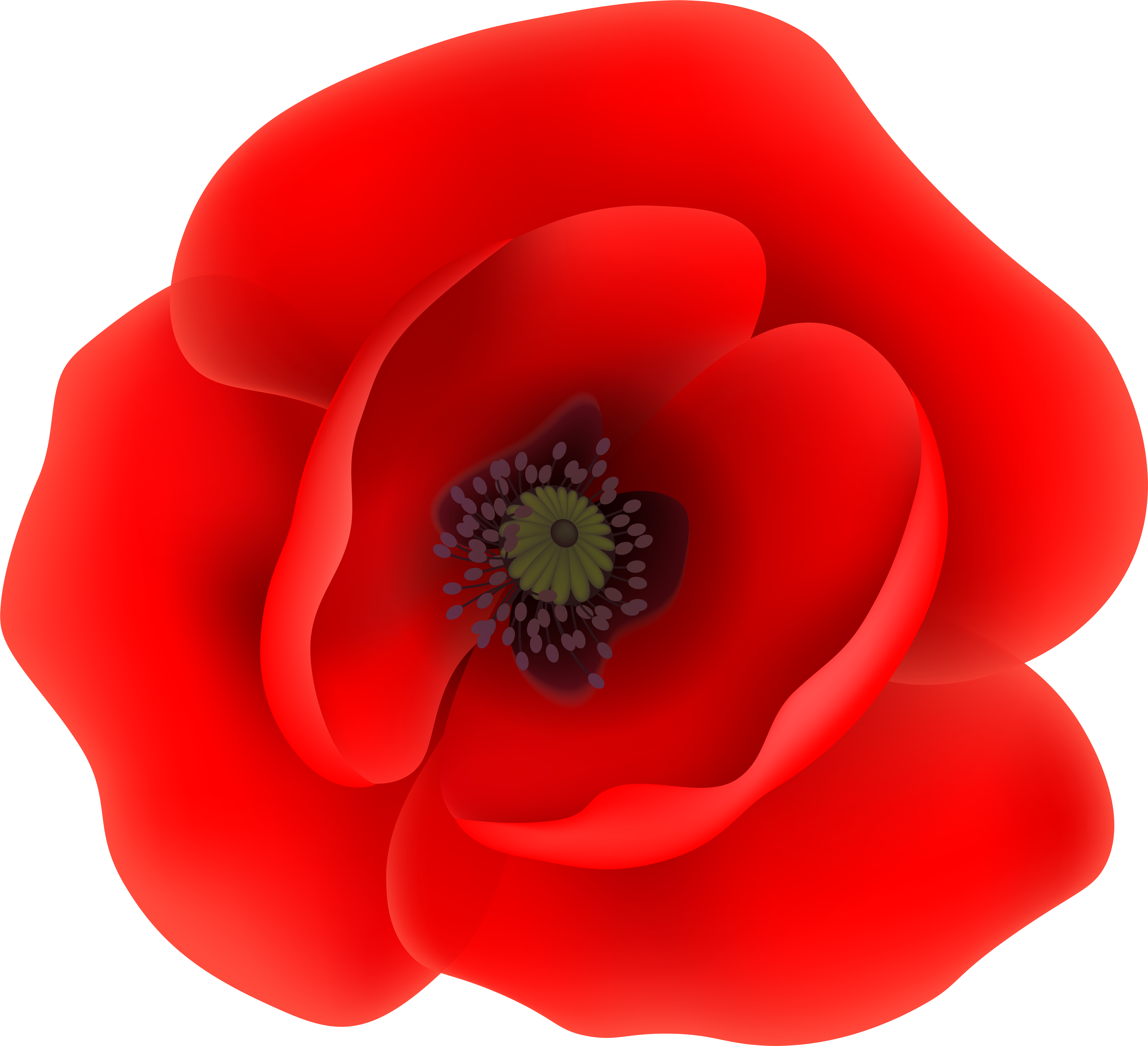 Poppy Flower Cliparts (8000x7288), Png Download