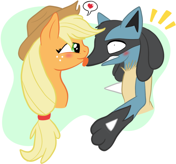 Xylaofspades, Crossover, Licking, Lucario, Pokémon, - Portable Network Graphics (1024x575), Png Download