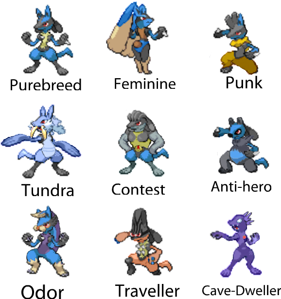 “lucario Variations - Pokemon Alola Lucario (706x737), Png Download