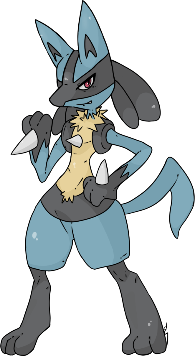 Lucario By Ennyh-d5rqt72 - Pokemon Lucario (662x1208), Png Download
