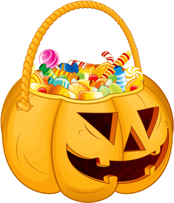 Download Hd 28 Collection Of Halloween Candy Basket Clipart Trick Or Treat Bag Clipart Transparent Png Image Nicepng Com