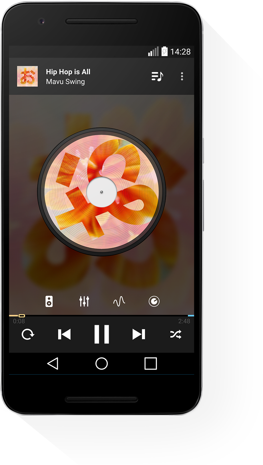 A Smart Music Player To Listen To Your Tracks - Smartphone (920x1626), Png Download