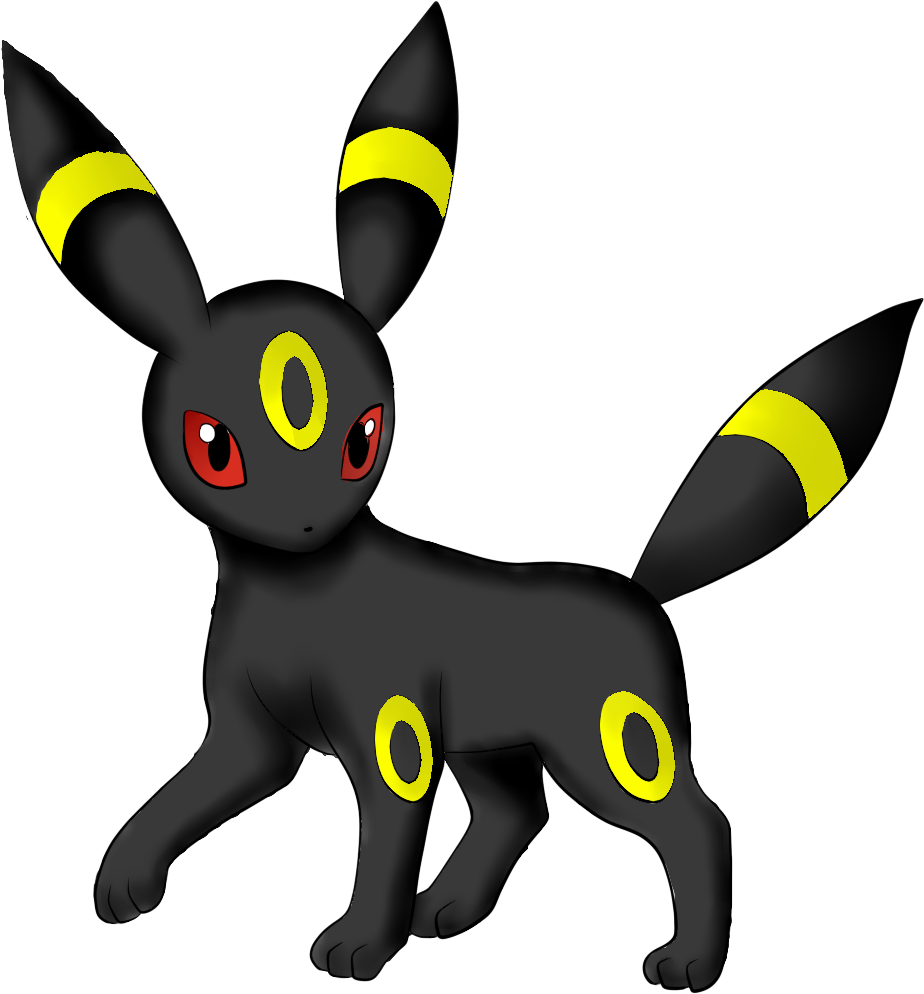 My Spirit Pokemon Banner Transparent Stock - Pokemon Umbreon Shiny (929x1000), Png Download