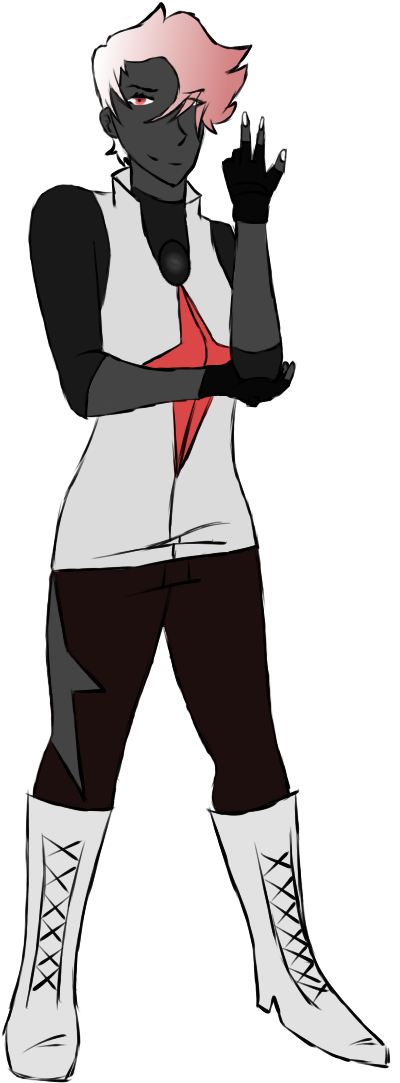 Black Amber - Cartoon (448x1129), Png Download