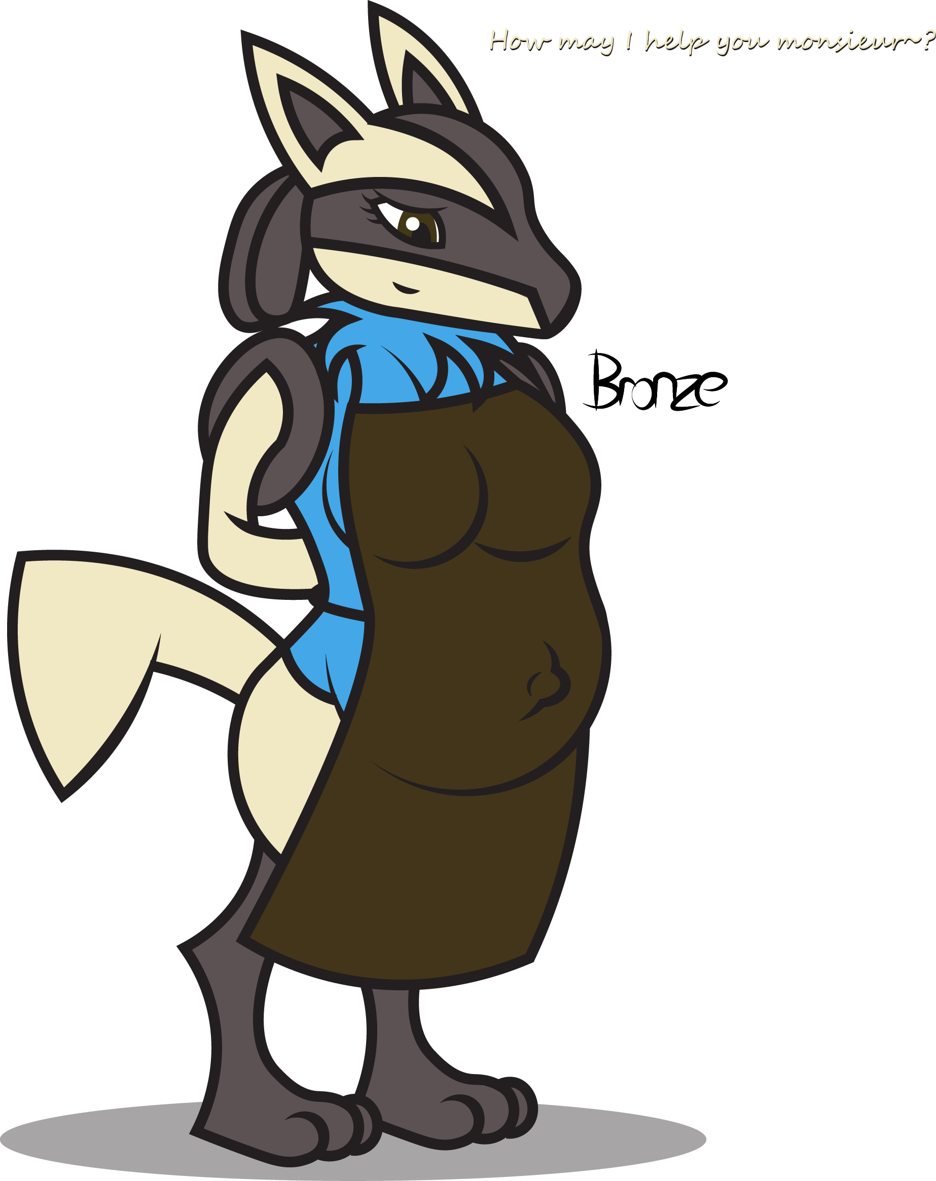 Creme The Lucario - Lucario (1846x2329), Png Download