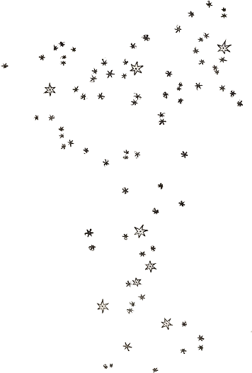 Graphic Freeuse Download Moon Stars Gallery Of Islamic - Stars Drawing Transparent Background (375x550), Png Download