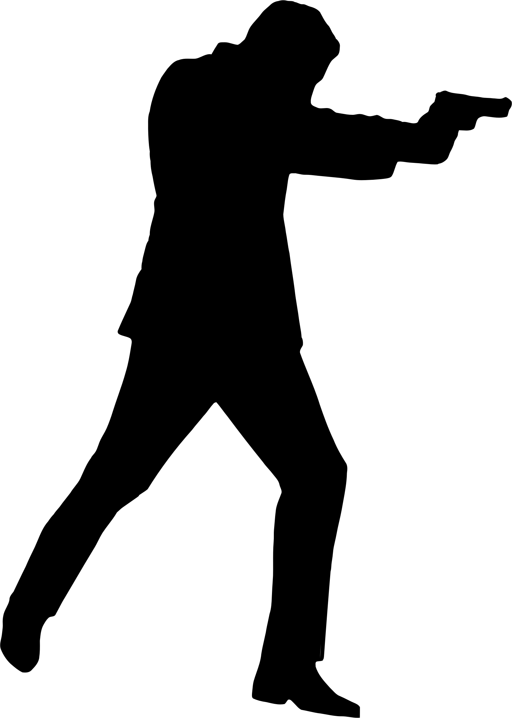 Spy Silhouette Transparent Png - Spy Silhouette (1664x2332), Png Download