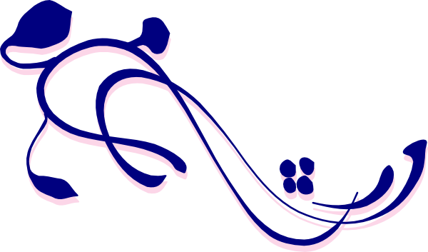 Corner Flourish Clip Art At Clker - Vines Clip Art (600x353), Png Download