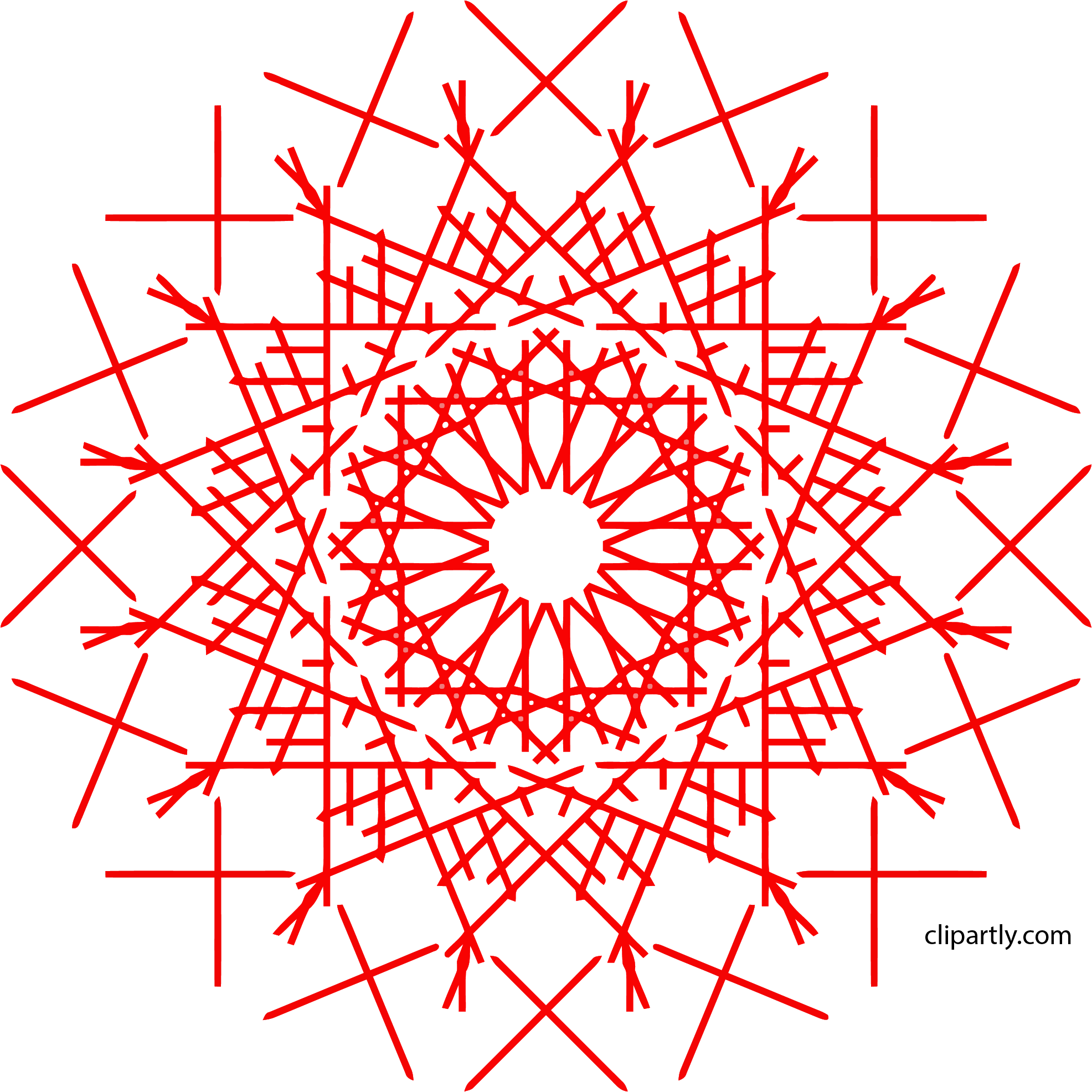 Mandala Amazing Snow Clipart Png - Diagram (1972x1972), Png Download